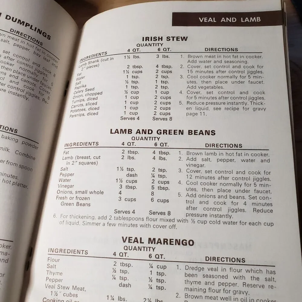 Vintage Mirro Matic Pressure Cooker Cookbooks Lot 1950 Masterbilt 1972 Manuals